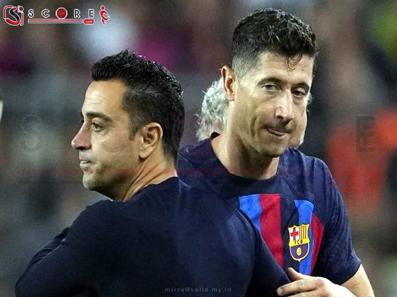 Kembali Membara Konflik Antara Xavi vs Lewandowski, Kenapa?