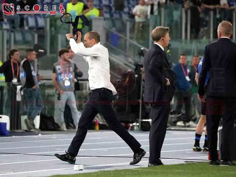 Massimiliano Allegri Kena Sanksi Akibat Insiden di Final Coppa Italia SCORE.CO.ID