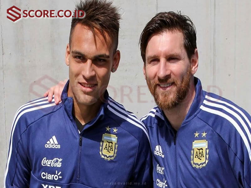 Ternyata Begini Gila-nya Messi Waktu Latihan Versi Lautaro