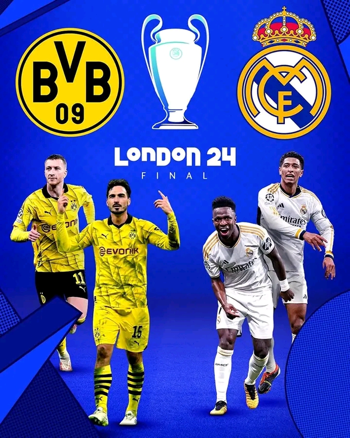 prediksi skor real madrid vs borrusia dortmund final ucl 2024