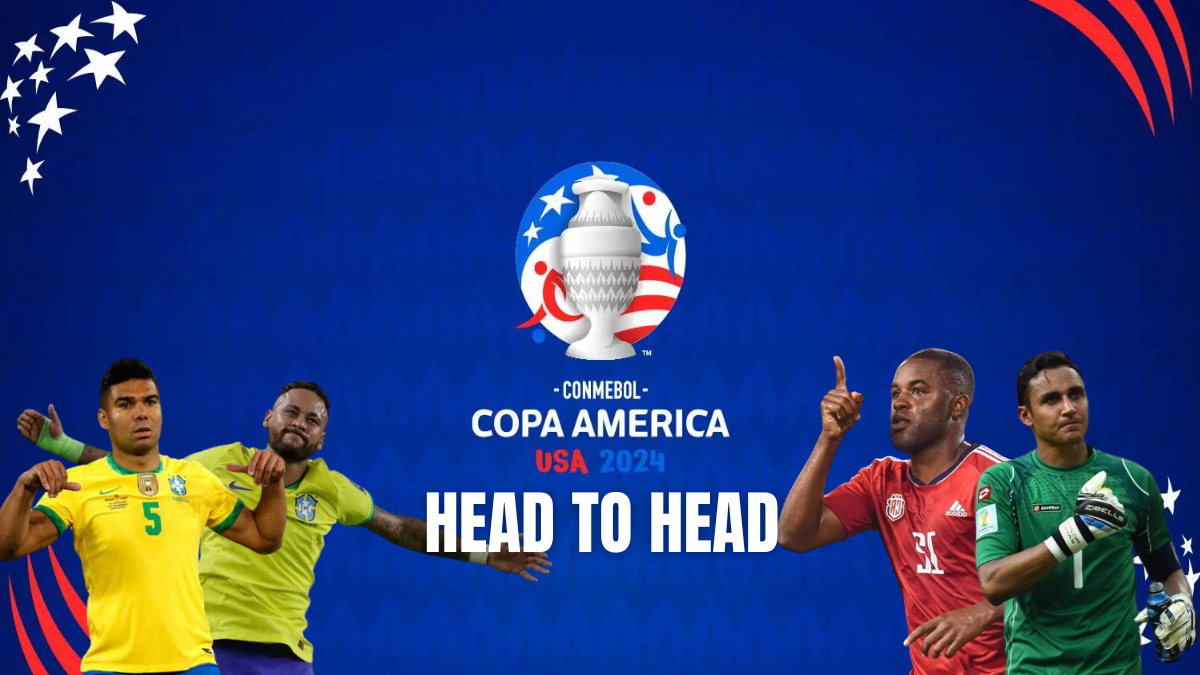 Head To Head Brazil vs Kosta Rika Piala Copa Amerika 2024