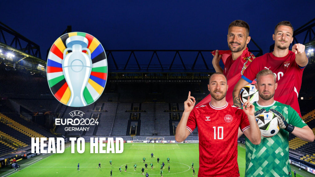 Head To Head Denmark vs Serbia Piala Euro 2024