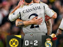 Hasil UCL 2024 : Real Madrid Rengkuh Juara ke-15 Kalahkan Borrusia Dortmund 2-0