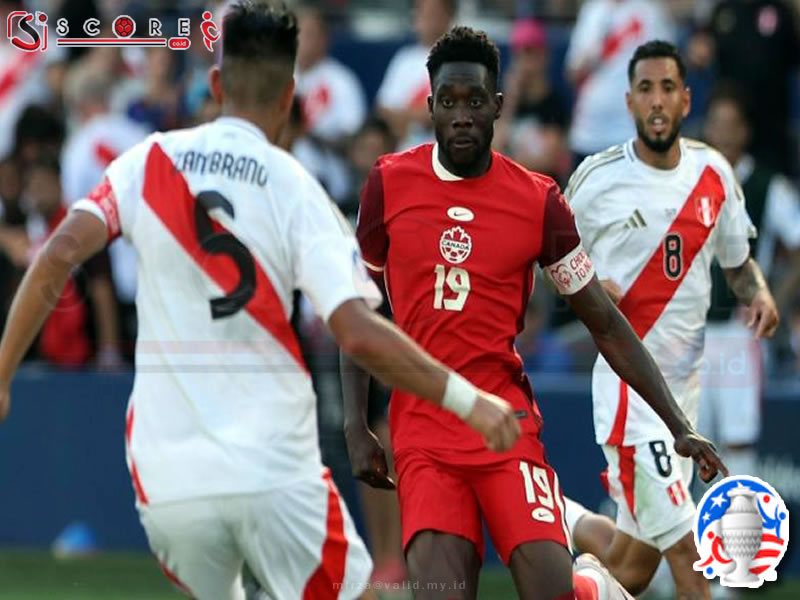 Jonathan David Bawa Kemenangan Kanada atas Peru di Copa America 2024 SCORE.CO.ID