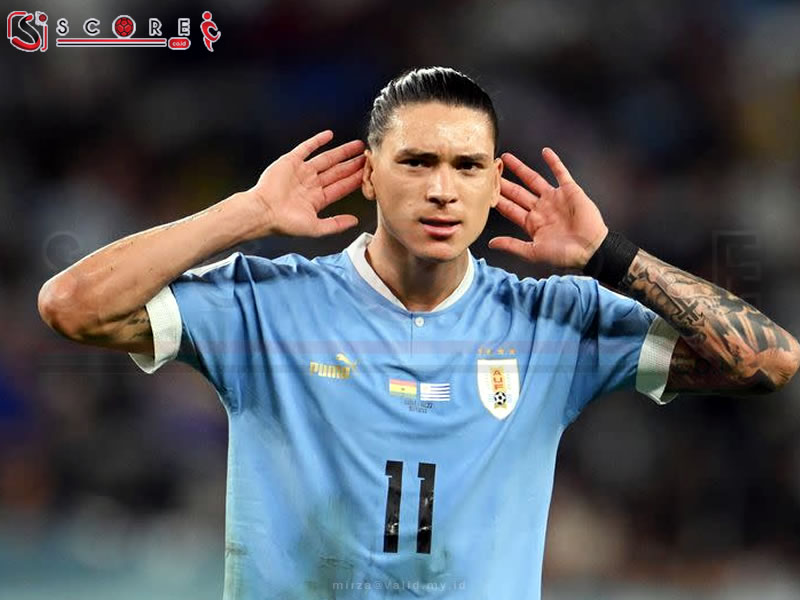 Perbedaan ‘Galak nya Darwin Nunez di Liverpool dan Timnas Uruguay SCORE.CO.ID