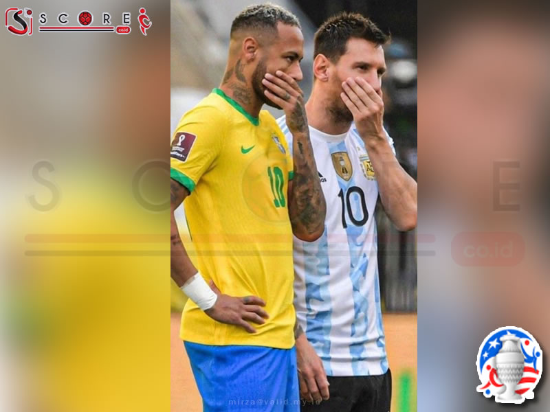 Pertemuan Argentina dan Brasil di Final Copa America 2024