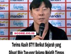 Terima Kasih STY! Berikut Sejarah yang Dibuat Shin Tae-yong Selama Melatih Timnas