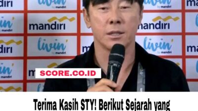 Terima Kasih STY! Berikut Sejarah yang Dibuat Shin Tae-yong Selama Melatih Timnas