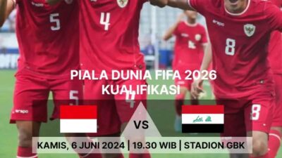 Prediksi skor Indonesia vs Irak