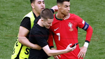 Ronaldo Menjadi Target Pitch Invader di Euro 2024, Pelatih Belgia: Ini Bahaya!