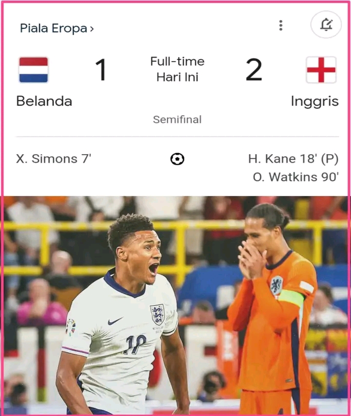 inggris vs belanda