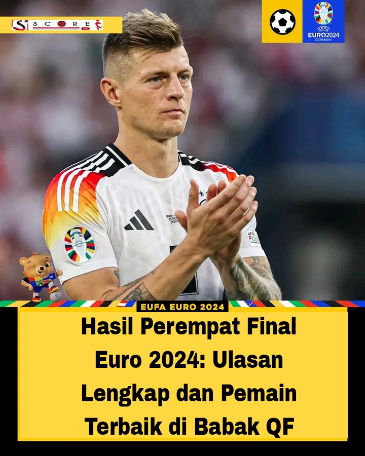 Hasil Perempat Final Euro 2024: Ulasan Lengkap dan Pemain Terbaik di Babak QF