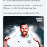 Tottenham Hotspur Telah Setujui Pelepasan Pierre Hojbjerg ke Klub Ligue 1