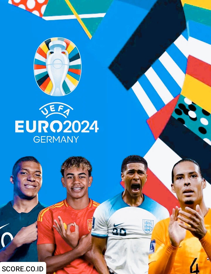 Jadwal Semifinal Euro 2024, Live Streaming, dan Prediksi Versi SCORE.CO.ID