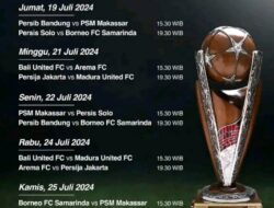 Jadwal Piala Presiden 2024, Waktu Kick Off, dan Live Streaming