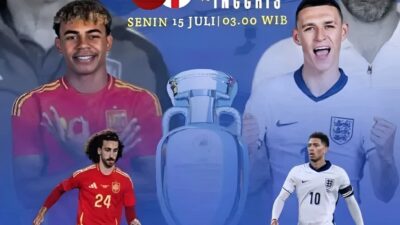 Prediksi Skor Spanyol vs Inggris: Final Euro 2024, Kick Off Minggu Dinihari 02.00 WIB