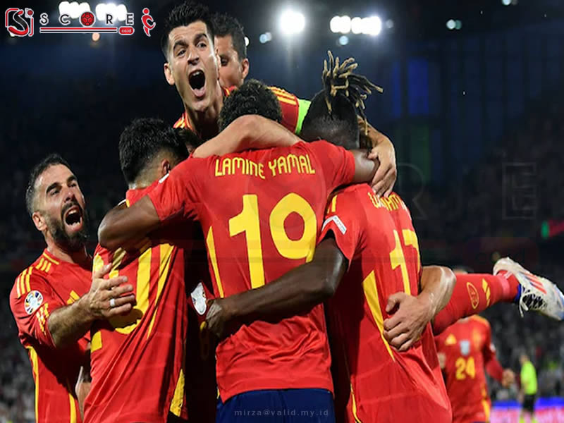 Spanyol Menang 4-1 Lawan Georgia, Jerman Kini Berdebar Menanti