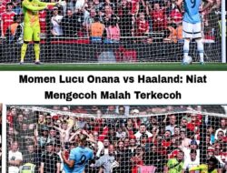 Momen Lucu Onana vs Haaland: Niat Mengecoh Malah Terkecoh