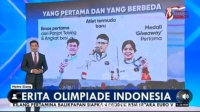 Metro TV Langsung Minta Maaf Terkait Tajuk Berita Gregoria Dapat Medali Give Away