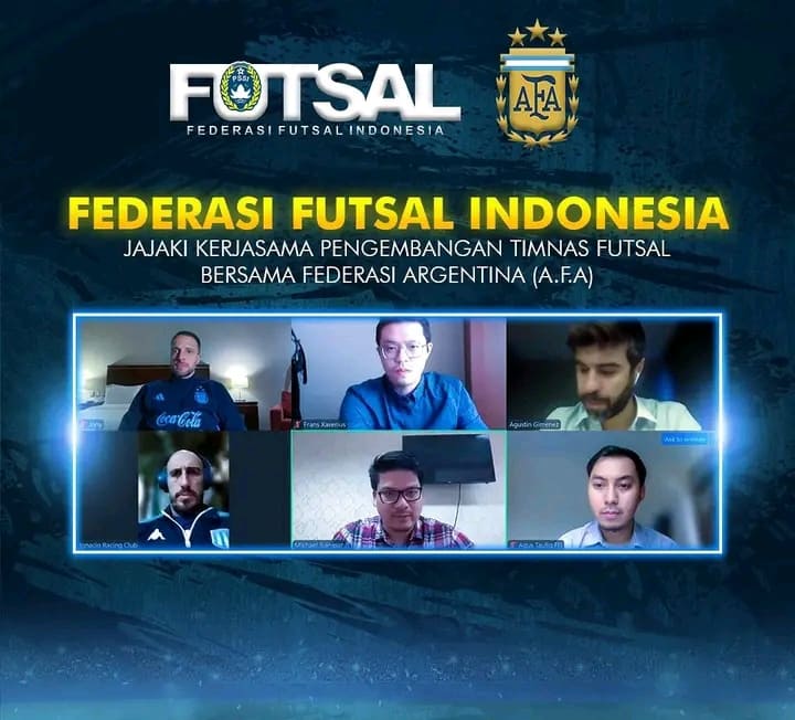 FFI Menjajaki Kerjasama dengan Federasi Futsal Argentina, Berikut Target yang Mau di Raih