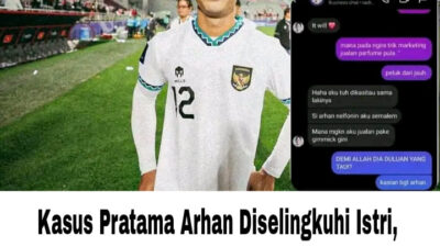 pratama arhan diselingkuhi