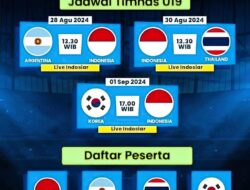 Jadwal Seoul Earth On Us Cup 2024: Indonesia Bawa 30 Orang Pemain