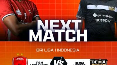 Pre-Match Dewa United vs PSM Makassar, Malam Ini Jam 19.00 WIB