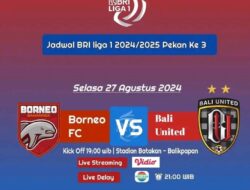 Ada Duel Seru Laga Borneo vs Bali United, Rebutkan Puncak Klasemen