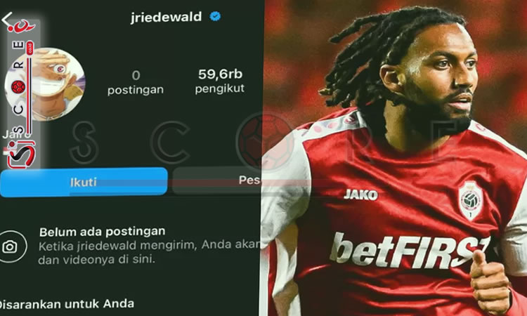 Jairo Riedewald Pasang Bendera Indonesia di IG, Tanda akan Dinaturalisasi ke Timnas Indonesia?