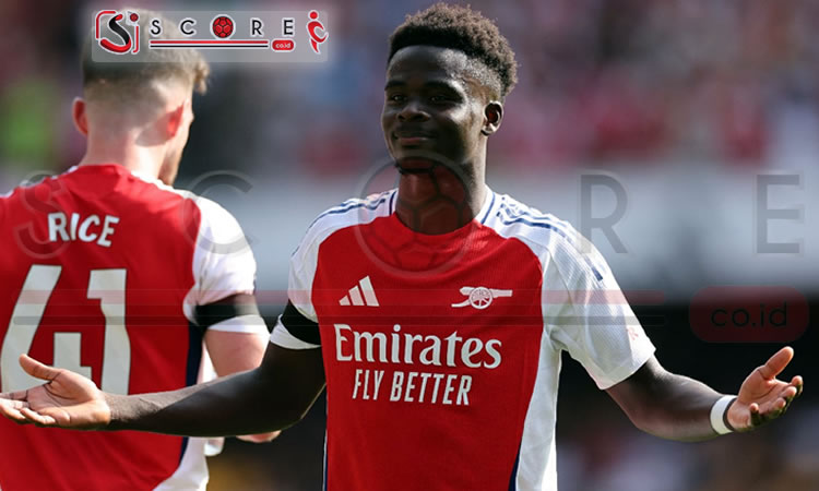 Pekan Pertama EPL Penampilan Bukayo Saka Mengejutkan SCORE.CO.ID