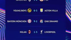 Hasil UCL Tadi Malam