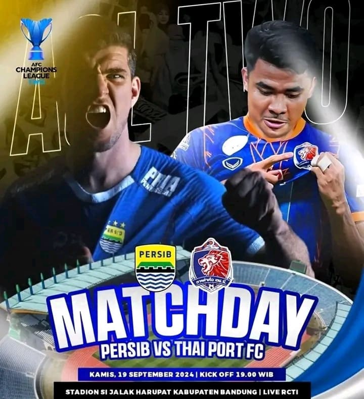 Head to Head Persib vs Port FC lengkap versi score.co.id