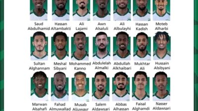 Skuad Arab Saudi 2024 untuk Kualifikasi Piala Dunia 2026