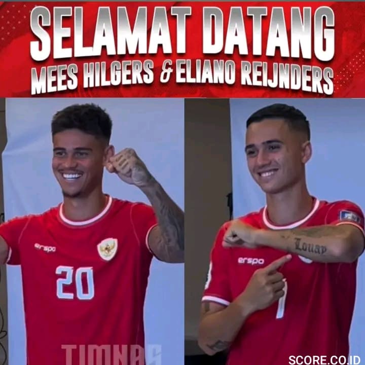 Mees Hilgers dan Eliano Reijnders Berhasil Dinaturalisas