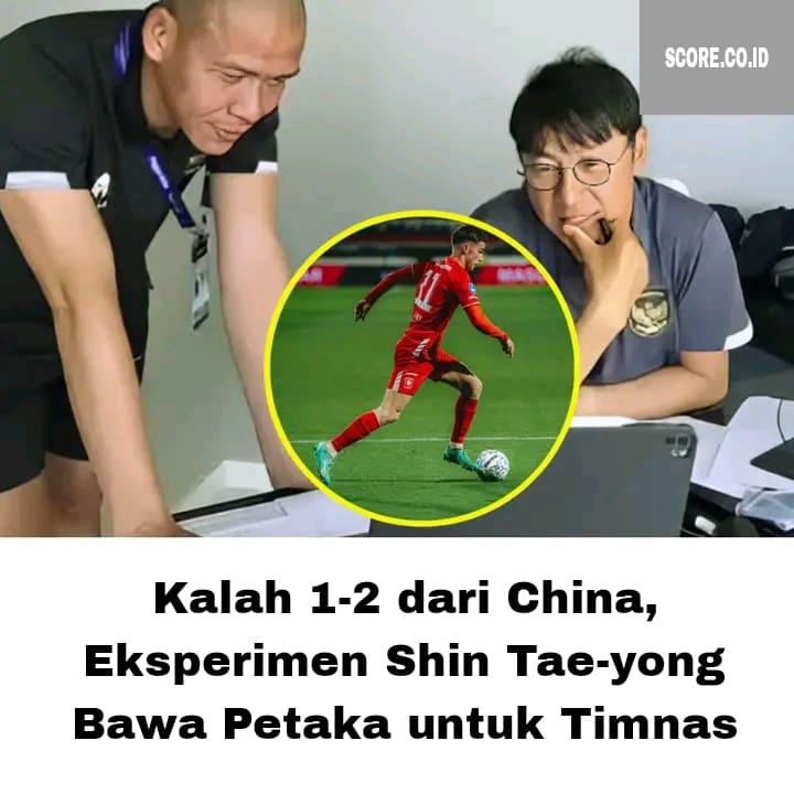 Kalah 1-2 dari China, Eksperimen Shin Tae-yong Bawa Petaka untuk Timnas