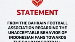 Indonesia Berpotensi Menang WO Bila AFC Tolak Permintaan Bahrain Ini