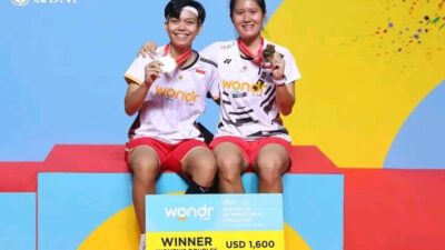 Gebrakan Baru PBSI Manjur, Ganda Putri Indonesia Raih Gelar Perdana Indonesia International Challenge 2024