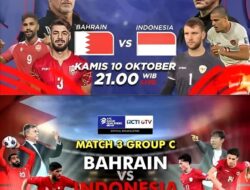 Prediksi Indonesia vs Bahrain : Matchday ke-3 Kualifikasi Piala Dunia 2026