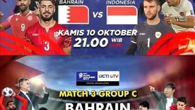 Prediksi Indonesia vs Bahrain : Matchday ke-3 Kualifikasi Piala Dunia 2026