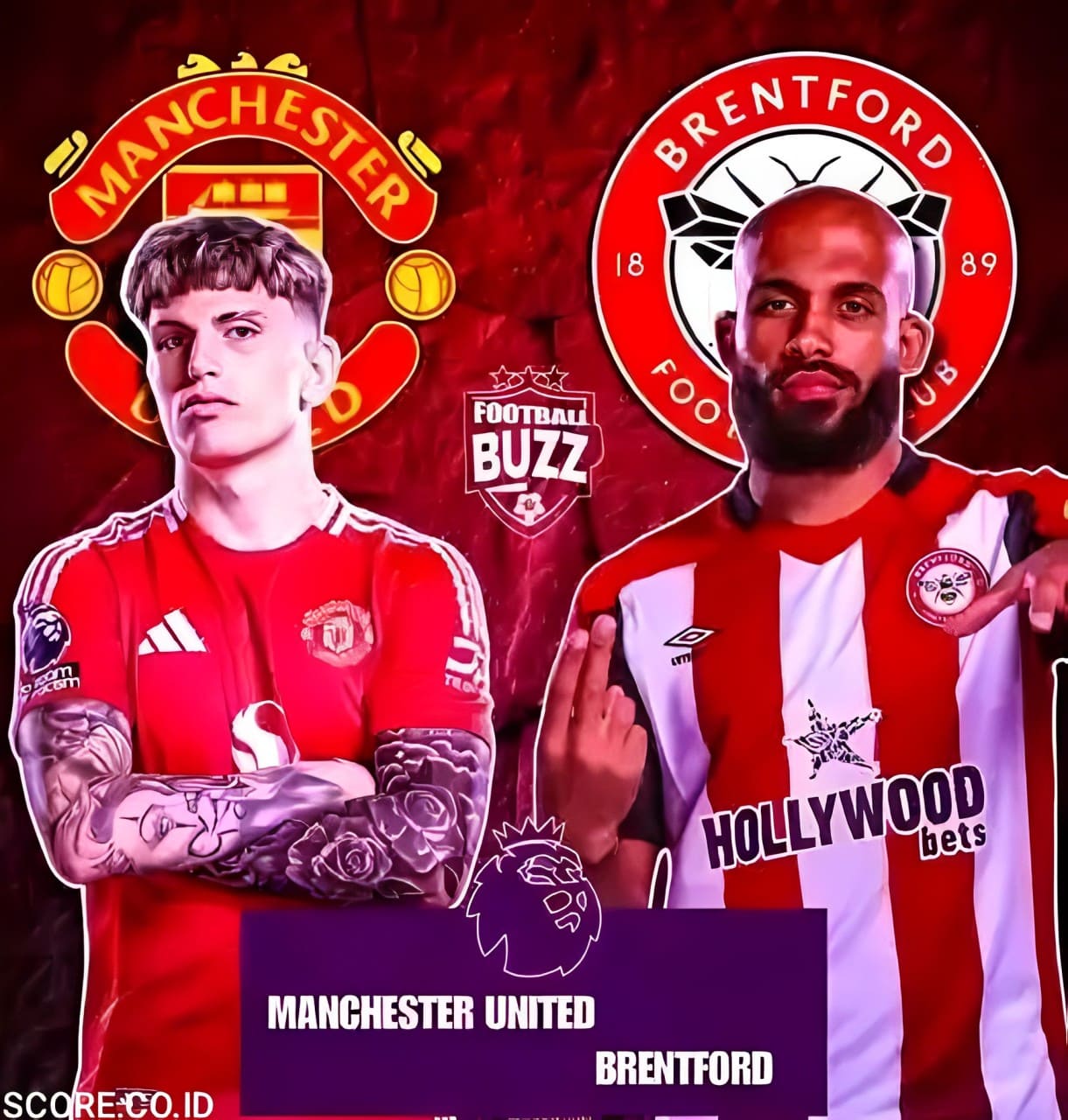 Prediksi Skor Manchester United vs Brentford