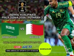 Prediksi Skor Arab Saudi vs Bahrain Matchday 4 Kualifikasi Piala Dunia 2026