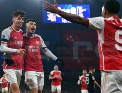 Jelang Turun Minum: Arsenal Menang 2-1 atas Liverpool