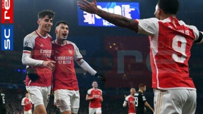 Jelang Turun Minum: Arsenal Menang 2-1 atas Liverpool