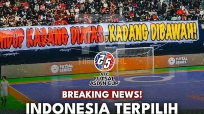 AFC Resmi Tunjuk Indonesia Sebagai Tuan Rumah Piala Asia Futsal Tahun 2026