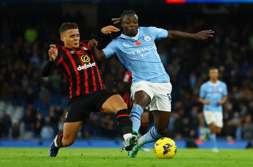 Bournemouth vs Manchester City 1 SCORE.CO.ID