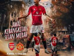 Prediksi Skor Arsenal vs Manchester United Pekan ke-14 dan Analisa Versi SCORE.CO.ID