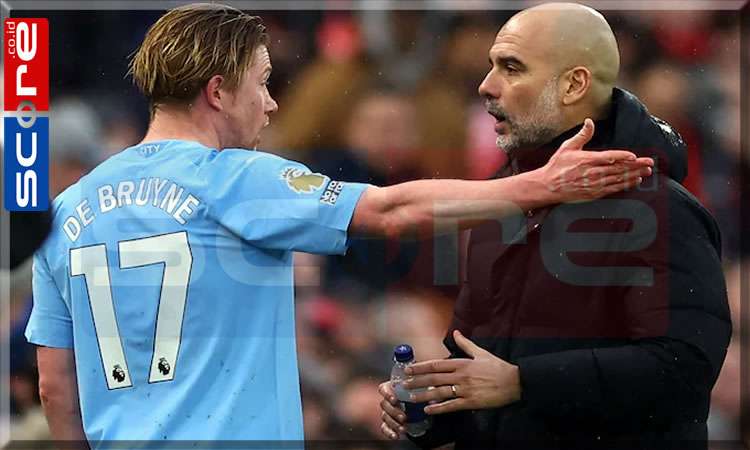 Kevin De Bruyne dan Pep Guardiola