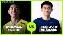 Jonathan Christie vs Kunlavut Vitidsarn World Tour Final 2024: Prediksi Akurat SCORE.CO.ID