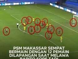 PSM Makassar Gunakan 12 Pemain vs 11 Pemain Barito Putera, Hukuman Siap Menanti Juku Eja