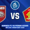 Prediksi Skor Borneo vs Persik Kediri: Siapa yang Berpeluang Raih Kemenangan?